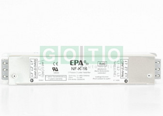 EPA NF-K-16 COMPACT 3 PHASE FILTER 2STAGE 16A/480VAC