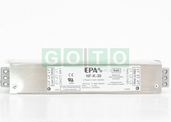 EPA NF-K-30 COMPACT 3 PHASE FILTER 2STAGE 30A/480VAC