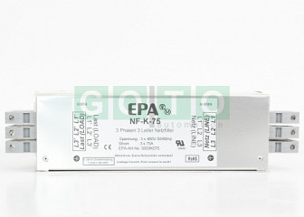EPA NF-K-75 COMPACT 3 PHASE FILTER 2STAGE 75A/480VAC