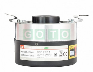 H88-30C-1024-VL-4 Rotary Encoder, Hollow Type, 1024 pulses/rev, 5–24 V DC