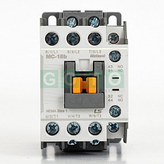MC-18b AC230V 50/60Hz Kontaktor 18A/7,5kW AC3 ;  1a1b -1NO 1NC (Metasol)