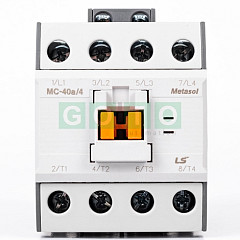 MC-40a 4 Pole Contactor 230V AC-50/60Hz