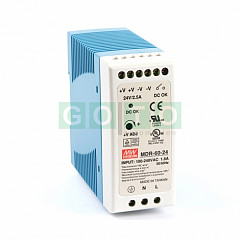 MDR-60-24 Switching Power Supply 24 VDC-60W 2,5A  ; INPUT 100-264V