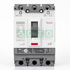 TD100N FMU 100A 3POL Susol MCCB   Low voltage circuit breaker  50kA