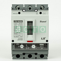 TS160N ATU 125A 3POL Susol MCCB   Low voltage circuit breaker  50kA