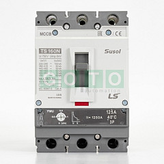 TS160N FMU 125A 3POL  Susol MCCB   Low voltage circuit breaker  50kA