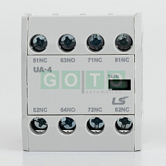 UA-4 AUX Contact unit, UA-4 1a3b, 1NO 3NC for MC B Contactors