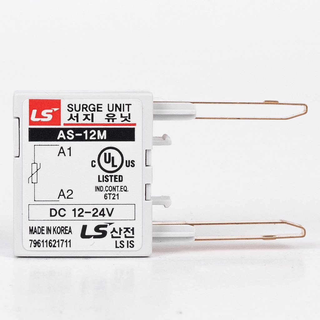 AS-12M/4, Miniature Contactor, Surge Absorber Plug-in Module DC12-24V