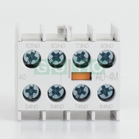 AU-4M 4NO Aux contact unit for GMC contactors