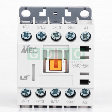 GMC-6M AC230V 50/60Hz Mini contactor 6A 1NC