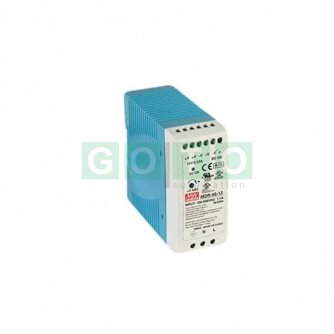 MDR-40-5 Switching Power Supply 5 VDC-40W 6,0A  ; INPUT 100-264V