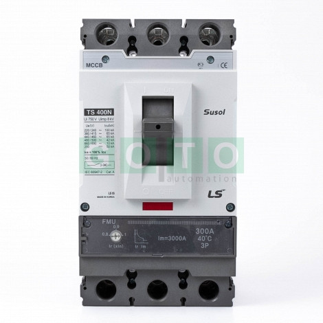 TS400N FMU 300A  3POL  Susol MCCB   Low voltage circuit breaker  65kA
