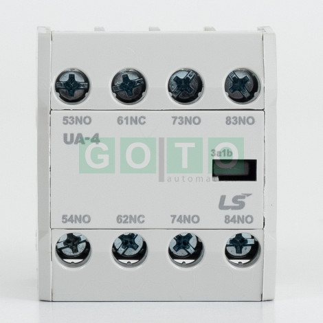 UA-4 AUX Contact unit, UA-4 3a1b, 3NO 1NC for MC B Contactors