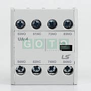UA-4 AUX Contact unit, UA-4 3a1b, 3NO 1NC for MC B Contactors