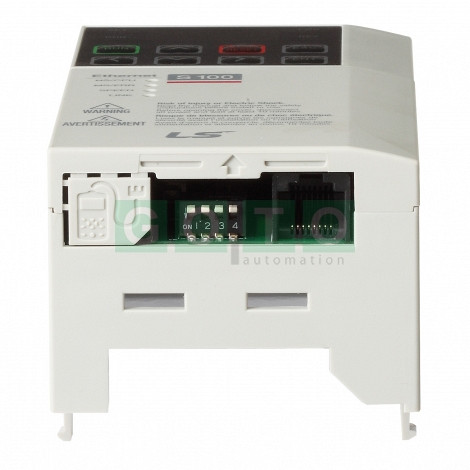 Ethernet (LSLV-S100),CENT-S100  Ethernet/IP & Modbus TCP  communication option card 10Mbps, 100Mbps 1x Ethernet Connector  