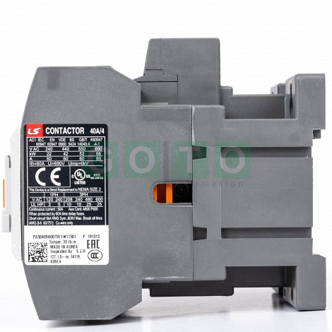 MC-40a 4 Pole Contactor 230V AC-50/60Hz