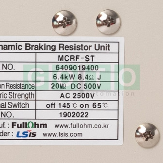 MCRF-ST 6.4kW 8.4 OHM J, Braking resistor 