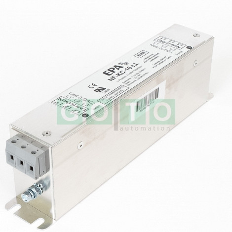 NF-KC-16-LL EPA NF-KC-16-LL COMPACT 3 PHASE FILTER 2STAGE 16A/480VAC LOW LEAKAGE