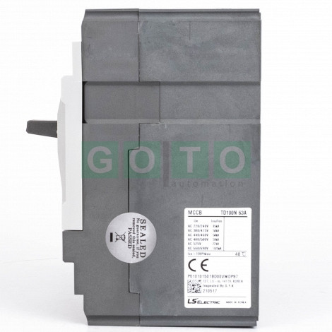 TD100H FMU 63A 3POL Susol MCCB   Low voltage circuit breaker  85kA