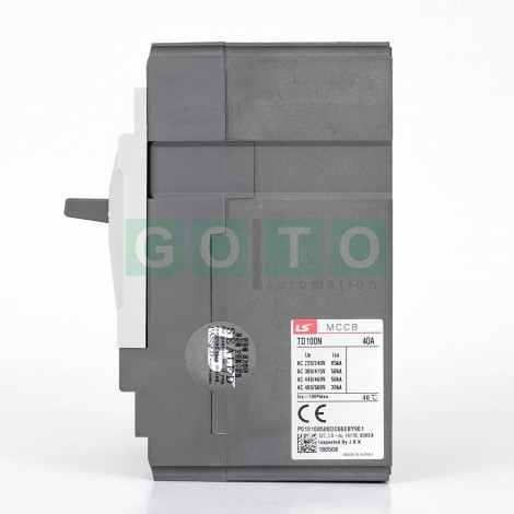 TD100N FMU 40A 3 POL   Susol MCCB   Low voltage circuit breaker  50kA