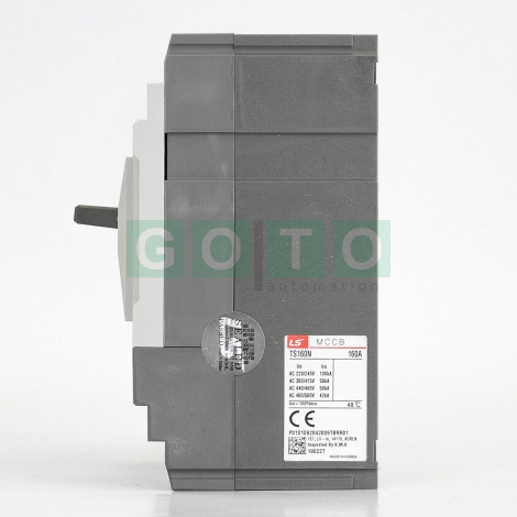 TS160N FMU 160A 3POL  Susol MCCB   Low voltage circuit breaker   50kA