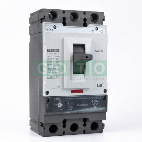 TS400N FMU 300A  3POL  Susol MCCB   Low voltage circuit breaker  65kA
