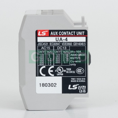 UA-4 AUX Contact unit, UA-4, 2a2b, 2NO 2NC